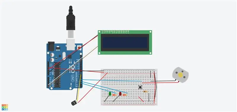 Draden aansluiten en DC-motor toevoegen