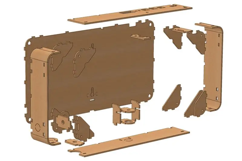 Costruisci il display (legno)