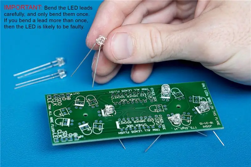 Solder ang 7-Segment PCBs