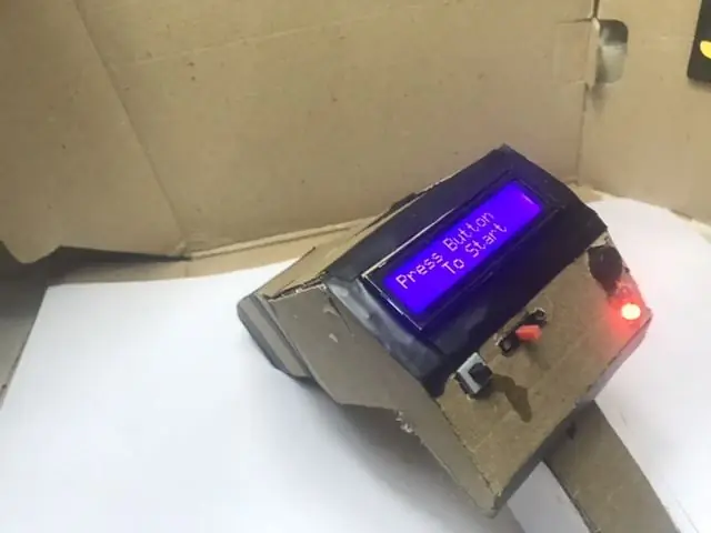 Arduino Cardboard Gun (RangeFinder & Tachometer)