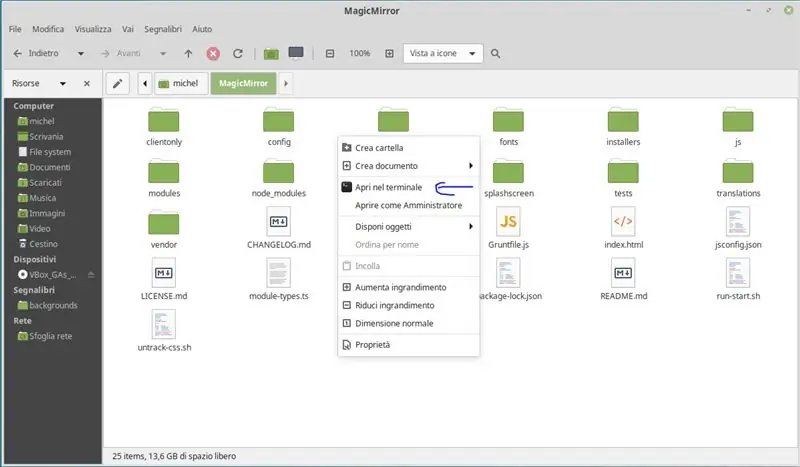 Software: Pib MagicMirror Manually