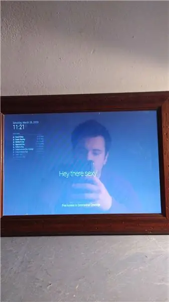 Toets die Smart Mirror