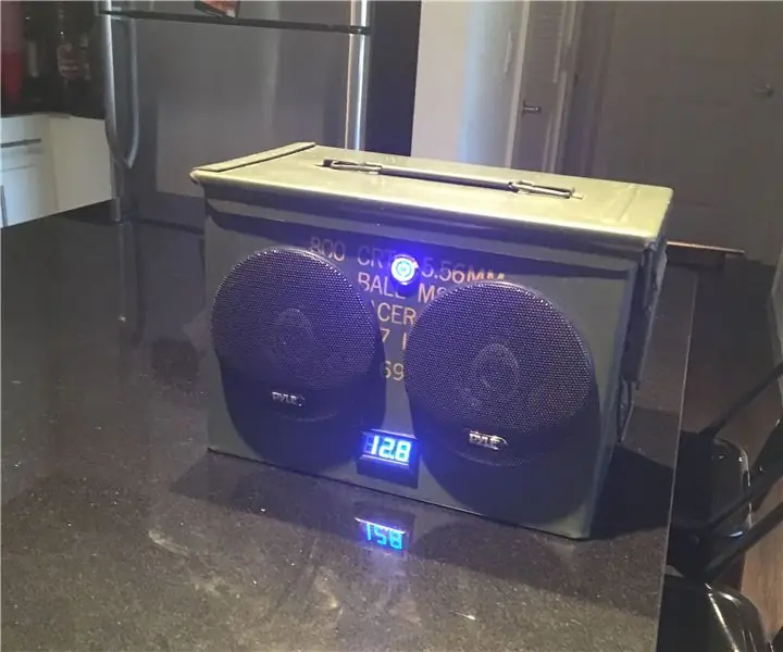 Bluetooth Ammo Can Speaker: 5 Kauj Ruam