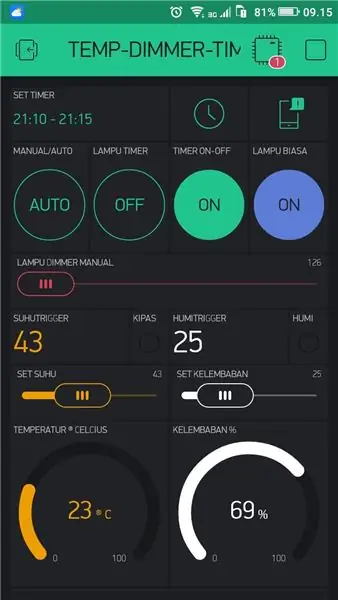 Voer APK Blynk of andere Android-app uit als HMI op Raspberry Pi