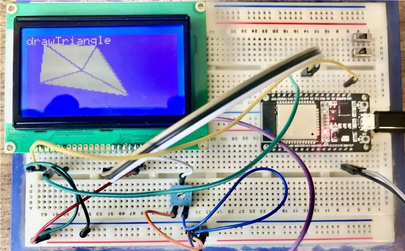 Afișaj LCD ST7920 128X64 la ESP32