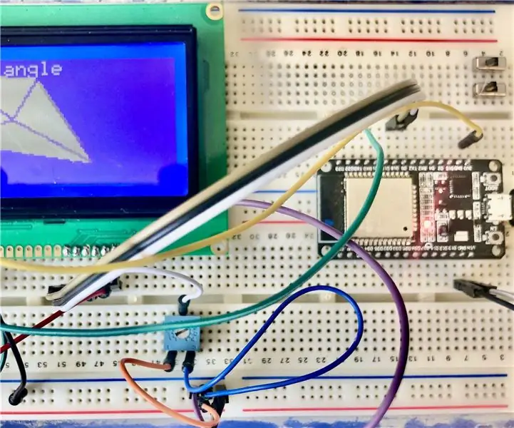 ST7920 128X64 จอแสดงผล LCD ถึง ESP32: 3 ขั้นตอน