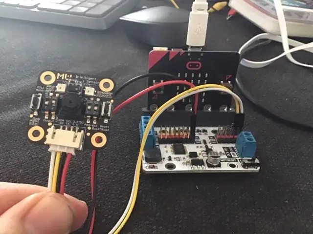 Micro: bit MU Vision Sensor algajatele - I2C ja Shape Card Recognition