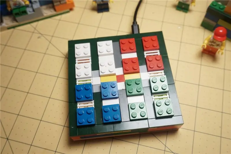 Matriz de teclado Lego 4x4