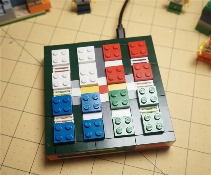 Matriz do teclado Lego 4x4: 8 etapas (com imagens)