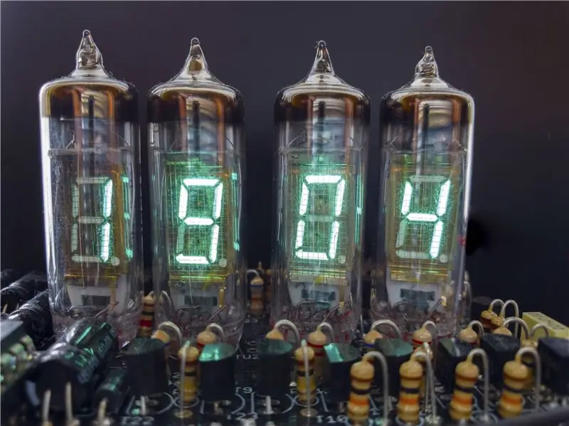 Bouclier pour Arduino des anciens tubes VFD russes: horloge, thermomètre, voltmètre…