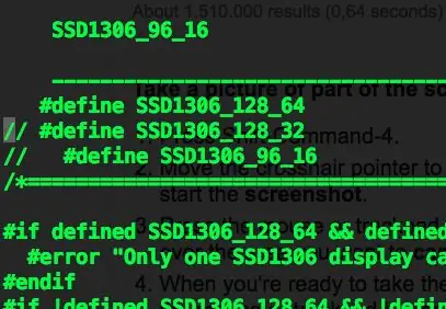 Txhim Kho Teeb tsa ntawm Adafruit_SSD1306.h Cov Ntaub Ntawv