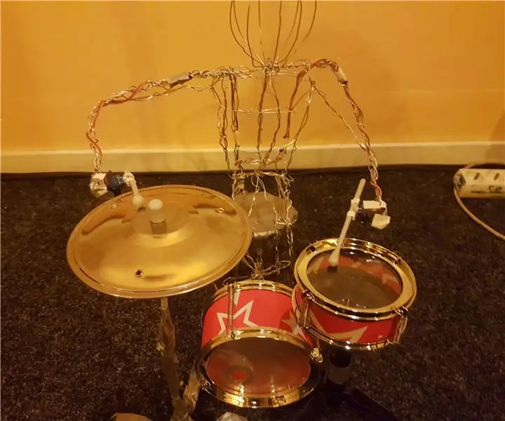 Arduino Drum Man: 5 kroków (ze zdjęciami)