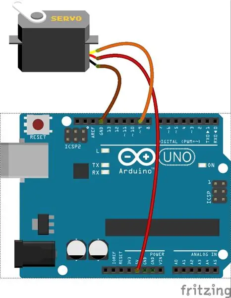 СЕРВОДВИГАТЕЛЬ С ARDUINO UNO R3