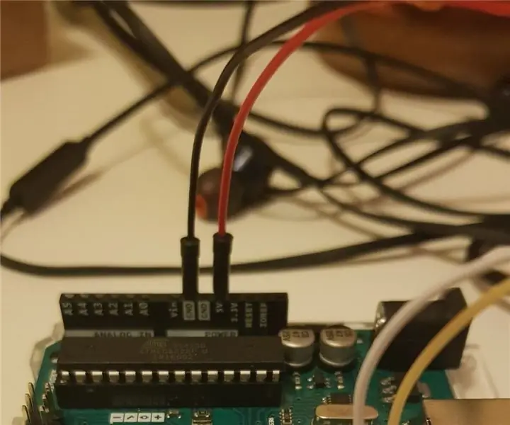 Arduino senzor za otkucaje srca sa LED trakama koji reagira: 5 koraka