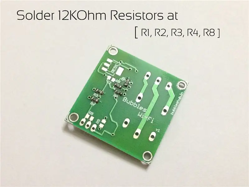 Solder: 12KOhm Resistors