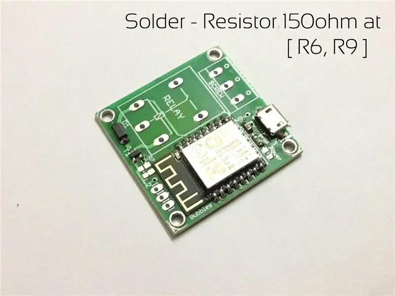 Saldatura: resistori da 150 Ohm