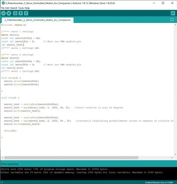 Arduino GUI və Giriş Kodunu yükləyin