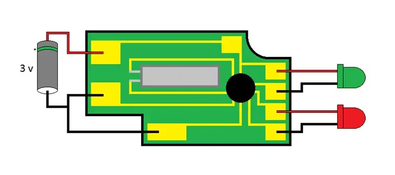 Circuit d'alimentation 3 volts avec le Pizeo