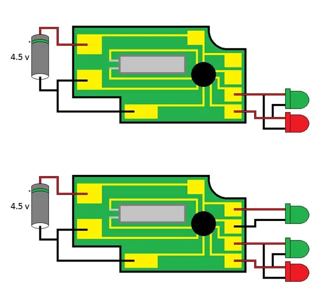 Saum 3 Volts ntawm Quarts Tswb Tswb Circuit