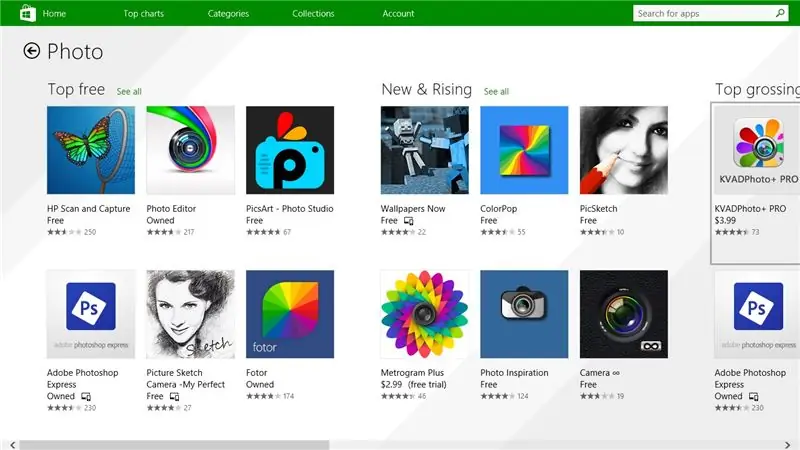 Windows Store: 2. rész