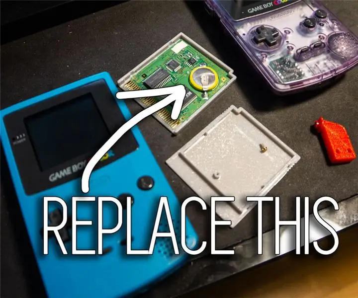 Pamalit ng Gameboy Cartridge Battery: 10 Hakbang