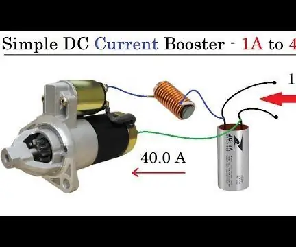 1A līdz 40A pašreizējais BOOST pārveidotājs līdz 1000 W līdzstrāvas motoram: 3 soļi