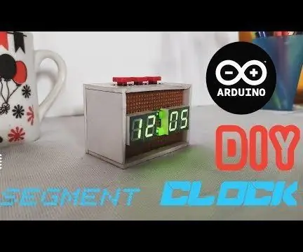 Diy Pitong Segment sa Display Clock: 9 Mga Hakbang