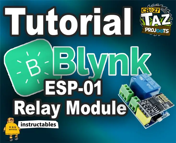 Arduino үйрөткүчү - BLYNK стилдүү баскычы жана ESP -01 реле модулу