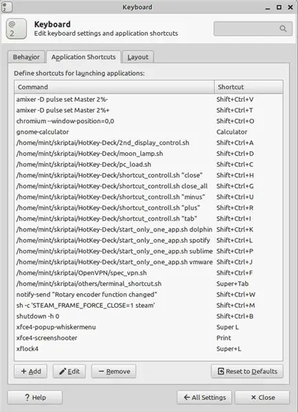 Configuring Shortcuts