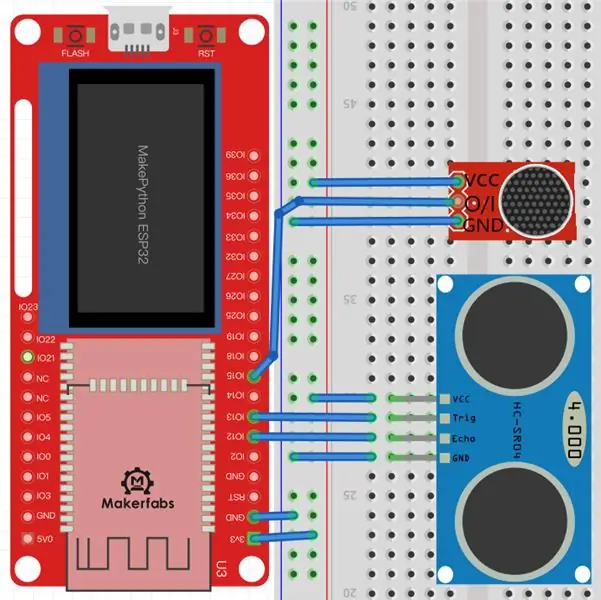 Připojte součásti elektroniky