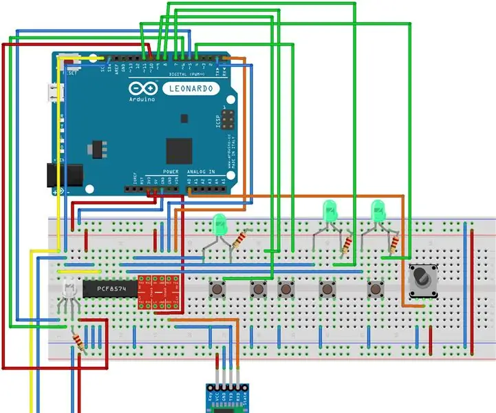 LED RGB נשלט על ידי בלוטות 'או פוטנציומטר: 5 שלבים