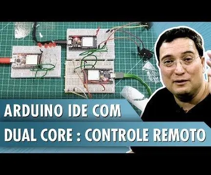 IDE Arduino amb doble nucli: control remot: 8 passos