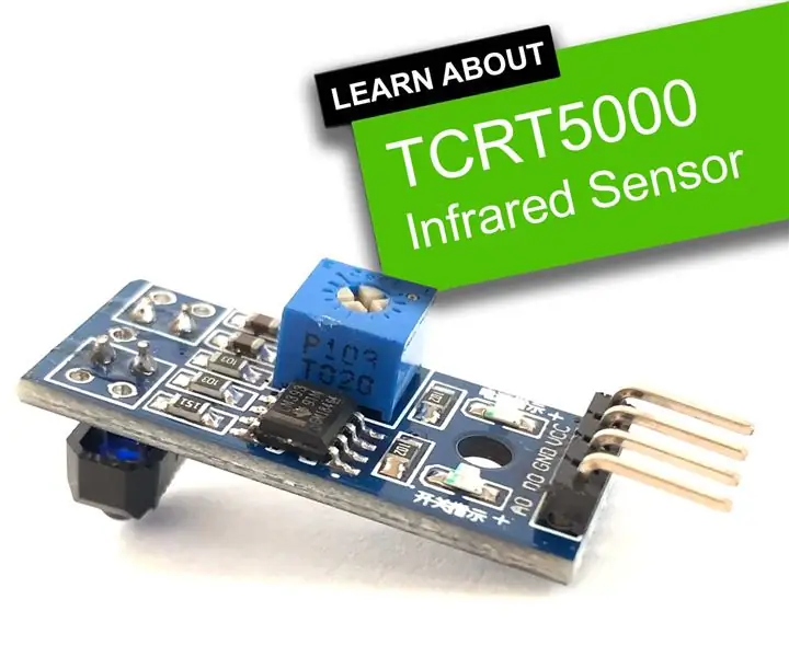 Sensor reflectant d'infrarojos TCRT5000: com funciona i exemple de circuit amb codi: 6 passos