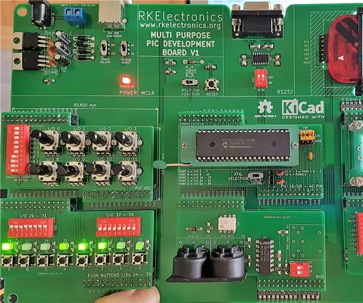 PIC Microcontroller Development Board System: 3 stappe