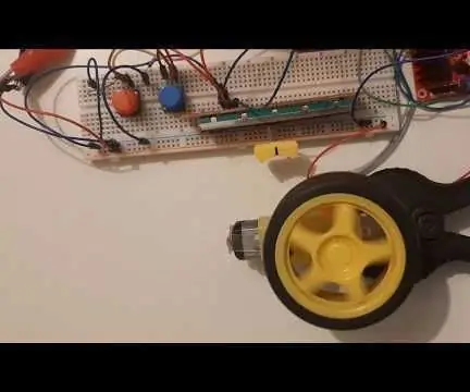 Controlul vitezei și direcției motorului Arduino DC folosind un potențiometru și butoane: 6 pași