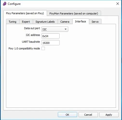 Pixy Camera Setup