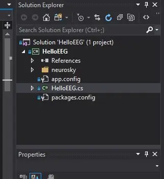 Visual Studio- ի ստեղծում