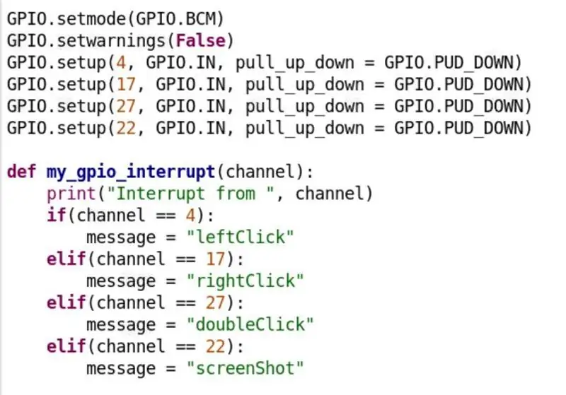 Maushandschuh - Bluetooth-Client-Software