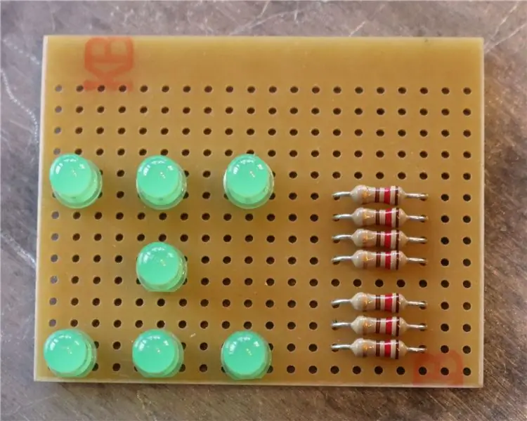 Resistors, LED na Viungo