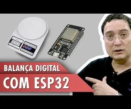 Digital skala med ESP32: 12 steg