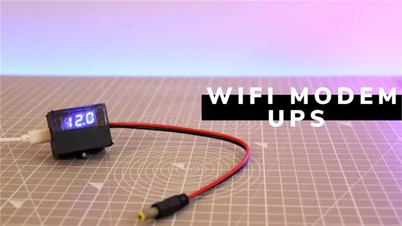 Wifi маршрутизаторы үшін DIY Mini UPS