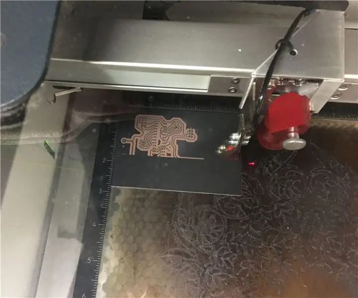 Maak printplate met lasers: 4 stappe (met foto's)