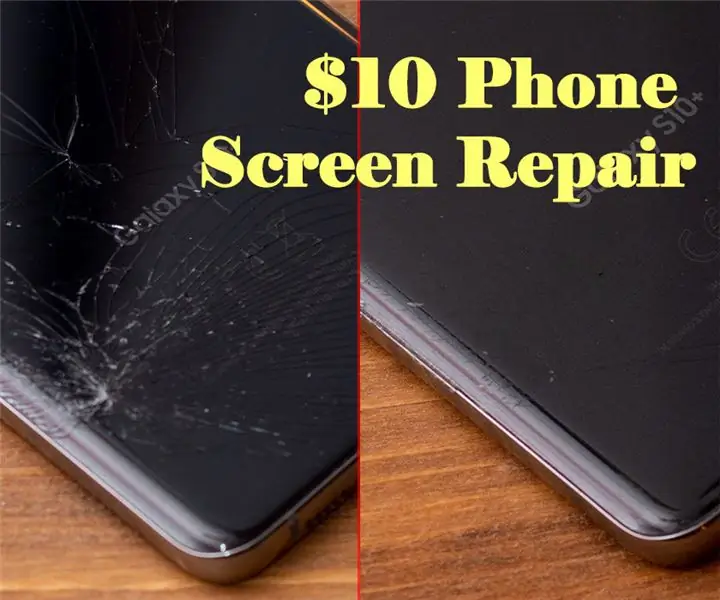 $ 10 Broken Phone Screen Fix: 5 кадам (Сүрөттөр менен)