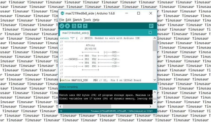 Jak skonfigurować Arduino IDE do pracy z płytami Tinusaur