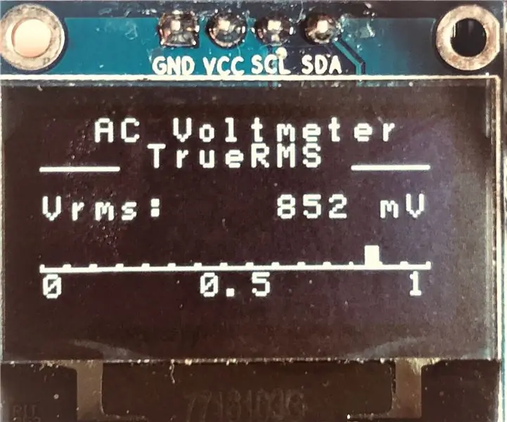 Modul měřiče Arduino RMS: 3 kroky