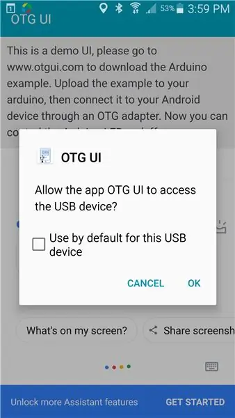 Prijunkite Esp8266 prie „Android“telefono per OTG adapterį