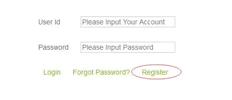 Einen Account registrieren