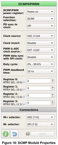 Configuration du périphérique - Propriétés des composants Matrix1