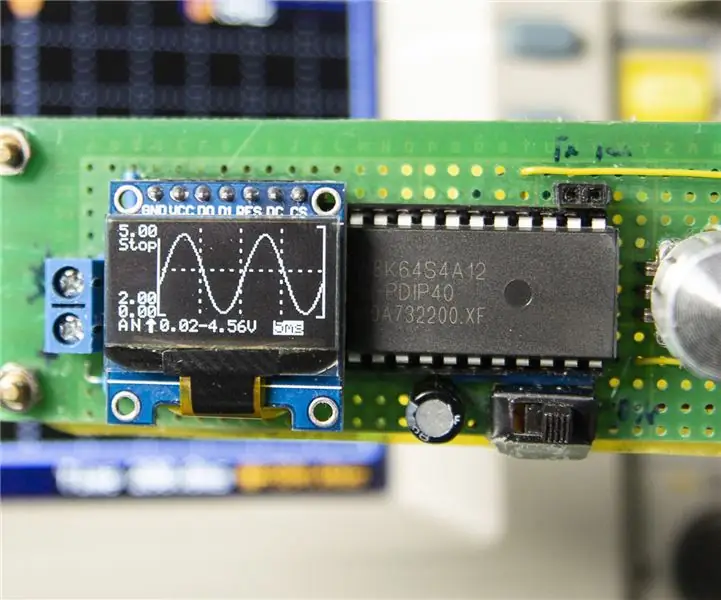 Faça seu próprio osciloscópio (Mini DSO) com STC MCU facilmente: 9 etapas (com imagens)