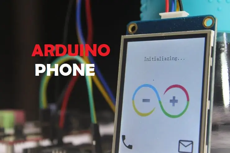 Telefoni celular i lehtë Arduino GSM